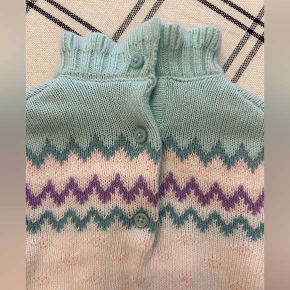 Janie & Jack Fair Isle Sweater Toddler Girls 2T Wool Blend - Picture 4 of 9